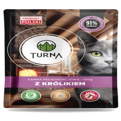 Turna saszetki dla kota Królik 100g